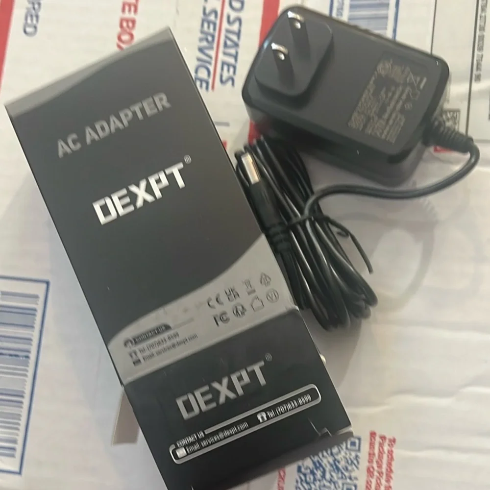 Two Dex Black AC Adapter for Electronics New!!!